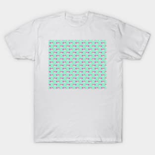 Watermelon Axolotl Pattern T-Shirt